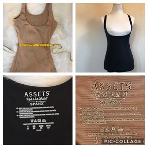 2 Assets by Spanx Red Hot waist cincher bust liftr